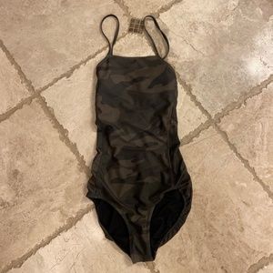 Albion Green Camo Swimsuit